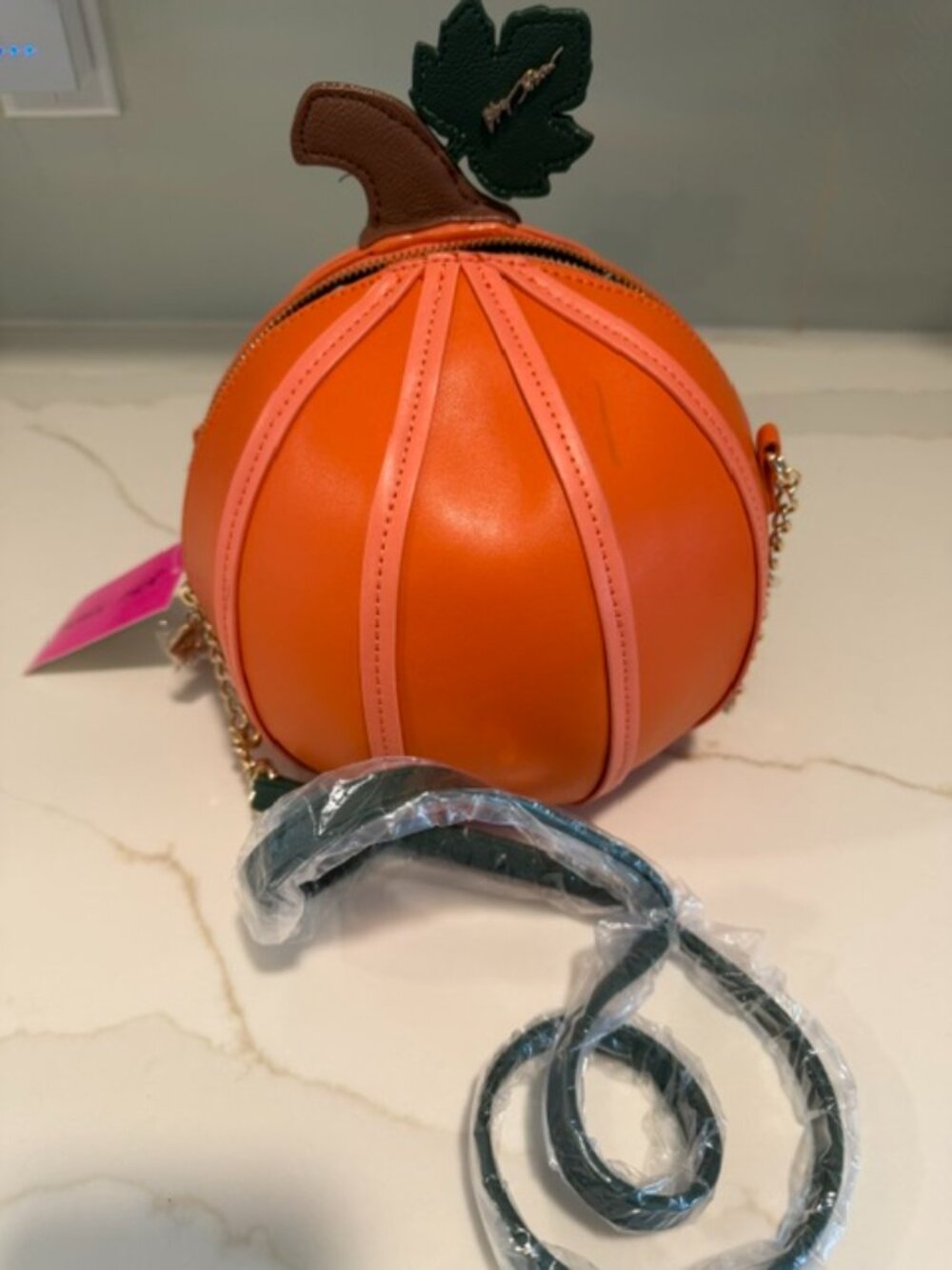 Betsey Johnson Pumpkin Kitch Crossbody Cross Body - Picture 3 of 4